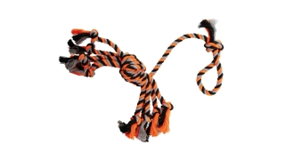 Přetahovadlo SPIDER Dog s 11 rameny 51 cm / 150 g šedá, tm.šedá, oranžová