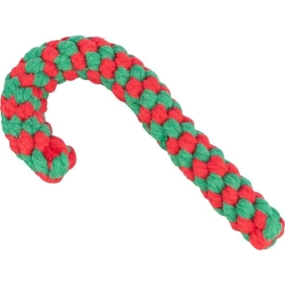 Hračka - uzlovaná hůlka , 19 cm, bavlněné lano