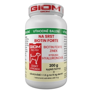 Biotin FORTE Giom S Na srst 200 gr.