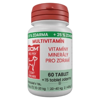 Multivitamín 60 tbl. +25% zdarma - Giom S