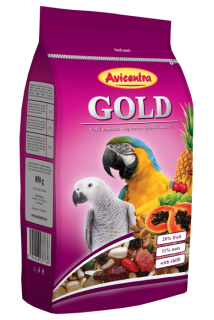 AVICENTRA Gold pro velké papoušky 850g