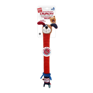 Hračka - GiGwi Plush Friendz pes S křupavý krk