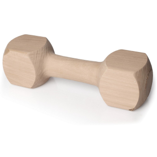 Dřevěná činka aport 400g 23cm