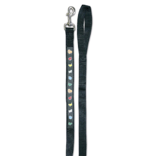 Vodítko Ethnic černé 120cm