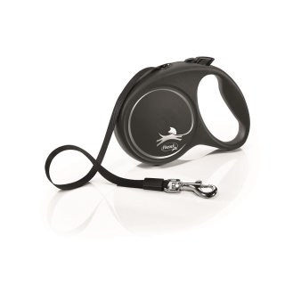 Flexi Black Design L pásek 5m/50kg černá