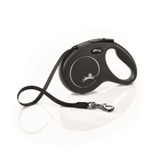 Flexi New Classic M pásek 5m/25kg černá