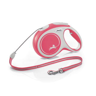Flexi New Comfort M lanko 8m/20kg červená