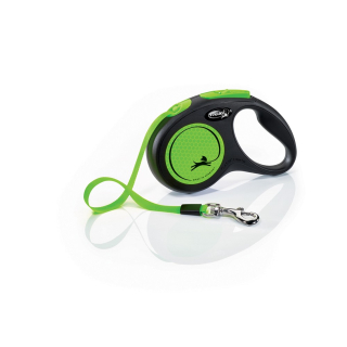 Flexi New Neon S pásek 5m/15kg zelená