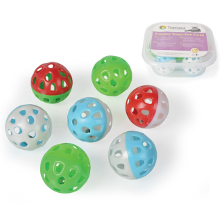 Míček Jingle 2-barevný 4cm, 7ks v boxu