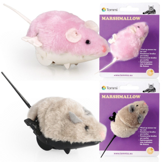 Myška Marshmallow na klíček 8cm