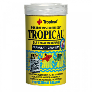 Tropical Granulat s vysokým obsahem bílkovin ve formě granulí 100 ml ( exp. 5/25 ) poslední 3 ks